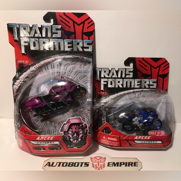 Hasbro TRANSFORMERS MOVIE ARCEE DELUXE & TARGET Scout Motorcycle G1 Toy Takara 1 - Picture 1 of 13